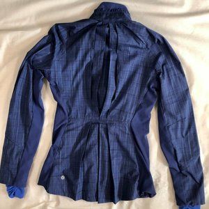 lululemon athletica Jackets & Coats - Lululemon Athletica blue fullzip jacket lululemon athletica Jackets & Coats - Lululemon Athletica blue fullzip jacket